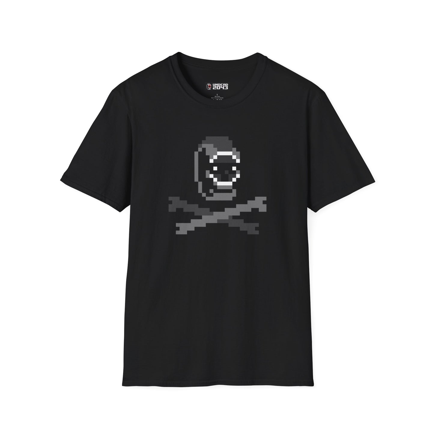 Skull and Bones Greyscale T-Shirt US