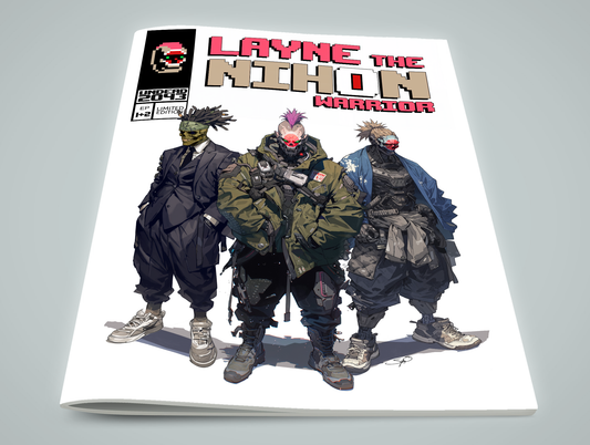 Layne the Nihon Warrior ep 1 + 2 Limited Edition Comic Book