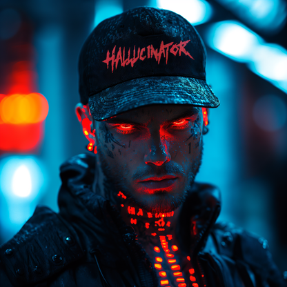 Hallucinator x Undead 2043 Blood Snapback Hat